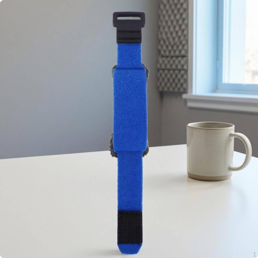 Adjustable String Mute Strap Universal Fit Guitar Wrap HookandLoop Orangeshort No Card