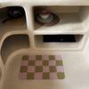 Creative Checkerboard Quick-drying Door Mat Modern Simple Diatom Mud Absorbent Mat Bathroom Toilet Non-slip Rug