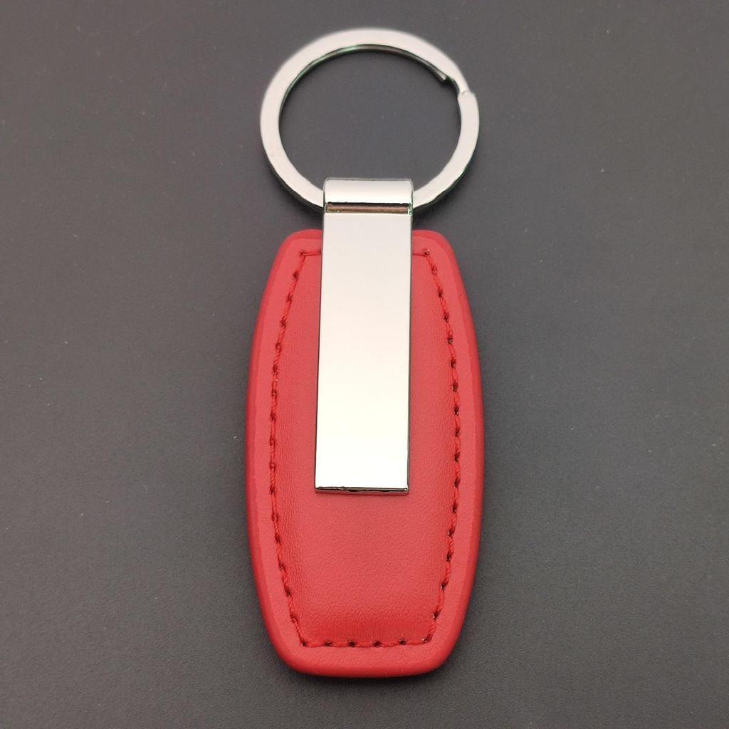 Metal Tokalı Erkek Dikdörtgen Deri Anahtarlık - Araba Hediyesi Anahtarlık