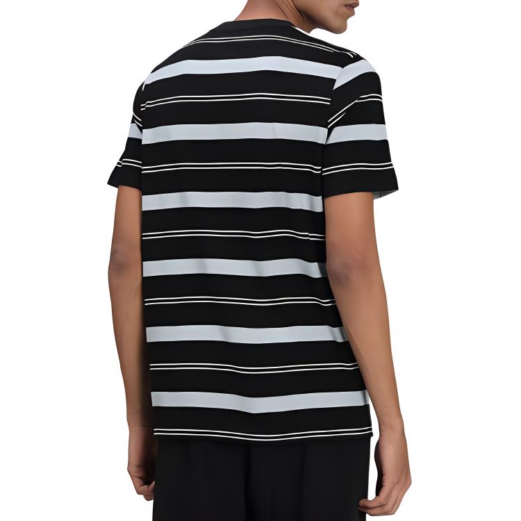 Puma Modern Striped Sports Crew Neck T-Shirt Men Tops Black 845576-01
