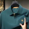High End Brand Long Sleeved Polo Shirt Men'S Autumn New Fashion Embroidery Lapel T-Shirt Casual Business Paul Men'S Clothing