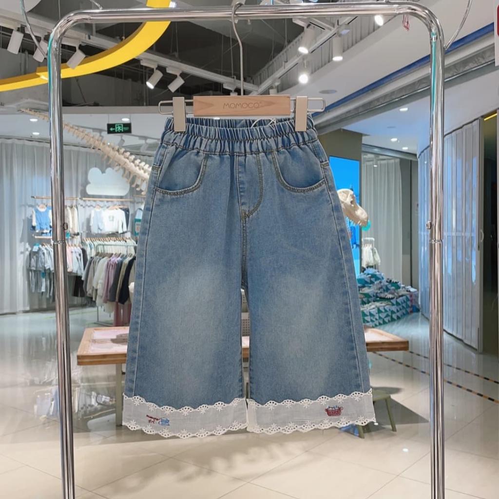 Mamimaka 2026 Summer New Product: Girls' Fashion Cowboy Seven Part Pants