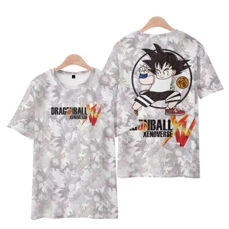 2026 Summer Dragon Ball Retro Fitness T-shirt Men's Oversized 3D