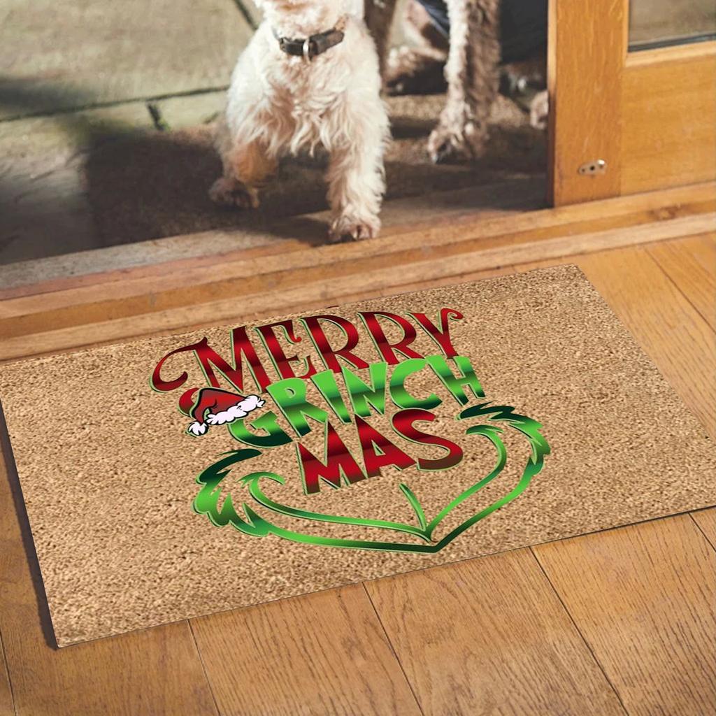 Tufted Microfiber Loop Carpet Thickened Bathroom Absorbent Mat Bathroom Door Non-Slip Feet Floor Mat
