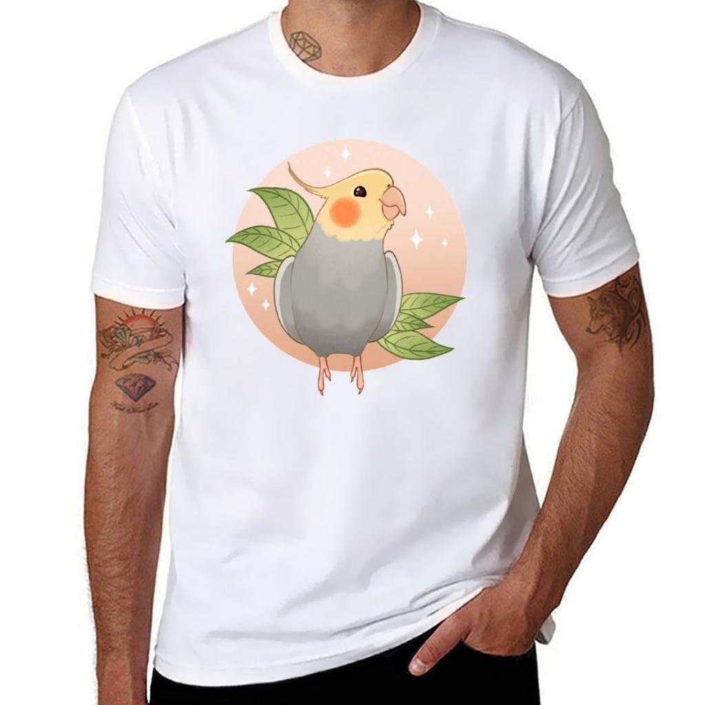 Smiling Cockatiel Tshirt Summer Fashion Casual Tee Shirt Tshirt