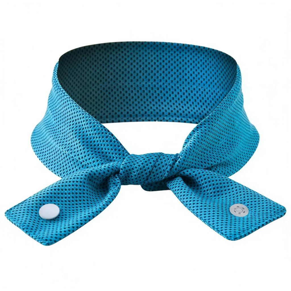 Multi-functional Absorbent Cooling Scarf and Wrist Towel with Button