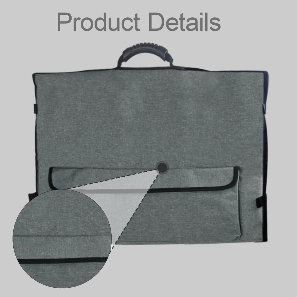 Monitor Carrying Case for 27" Pouch Tote Bag Travel Protect Gift Gray