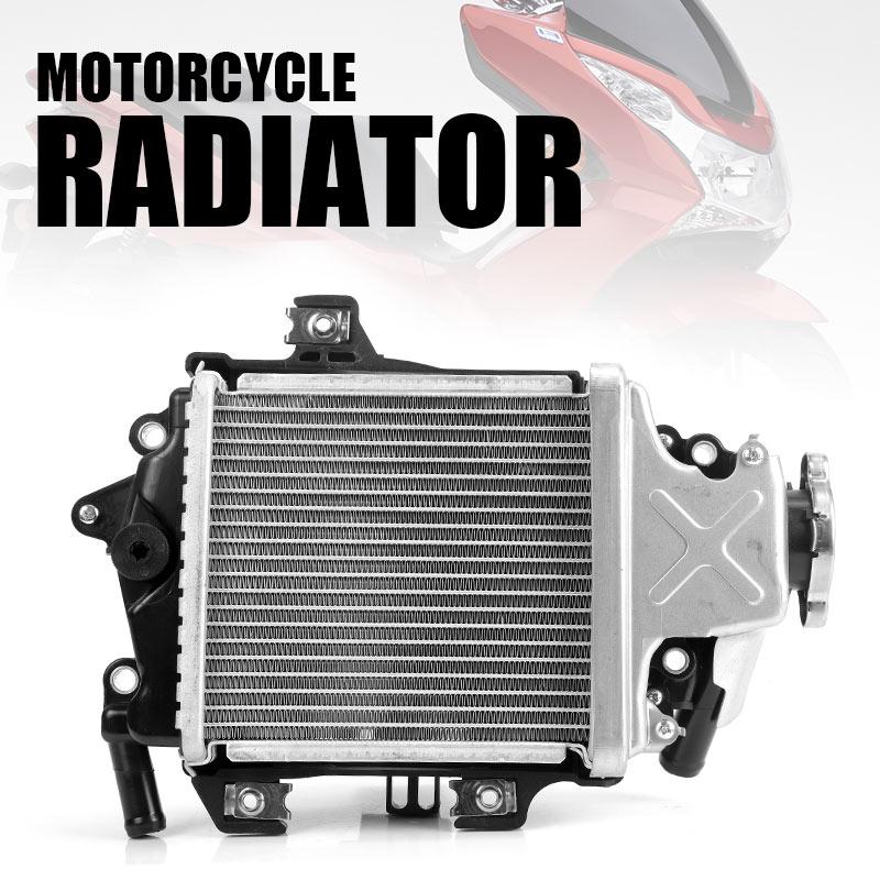 Motorcycle Engine Radiator Cooler Cooling For Honda PCX 125 PCX125 2012-2017 SH 125 2013-2019 PCX 150 2012-2013 Aluminum