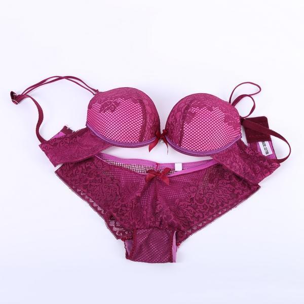 Soutien-gorge De Luxe Eres Azurine En Dentelle - Taille 85D (US 32D) - Couleur Mauve - Neuf Avec étiquettes (Valeur 240€)