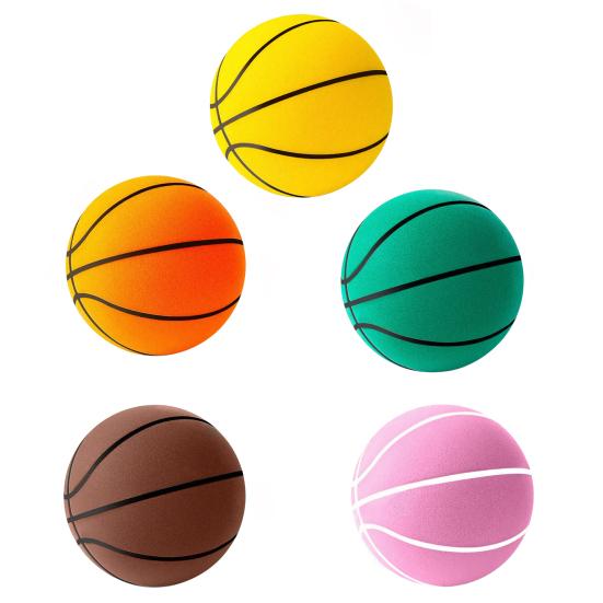 Quiet Indoor Ball Slip-Resistant Rebound Control Basketball Basketball Silent Foam Training for Home Practice