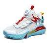 New Lightweight Children Basketball Shoes Swivel Buckle Boys Sports Shoes Breathable Running Trainers Outdoor Kids Tennis Shoes