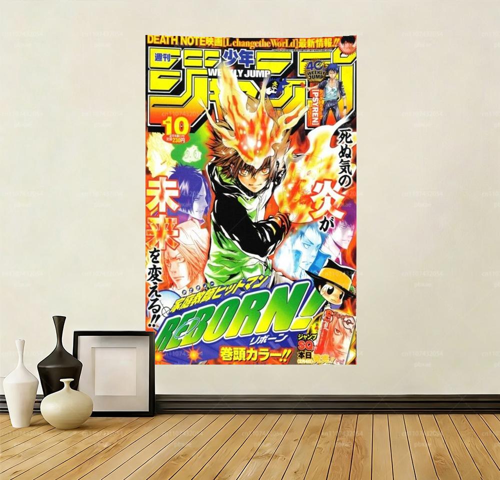 1pc KKatekyo HHitman RReborn Wall Tapestry Anime Manga Wall Hanging for Bedroom Dorm Living Room Fans Decor