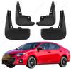 4Pcs Durable ABS Mud Flaps For Toyota Corolla/Altis E170 2014-2018 2015 2016 2017 Splash Guards Mudguards Fender car Accessories