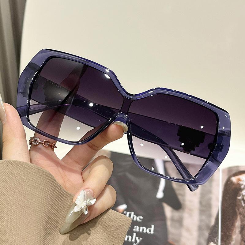 Men'S And Women'S Fashion Large-Frame Resin Sunglasses Driving Uv Protection Uv400 Sunglasses Tide