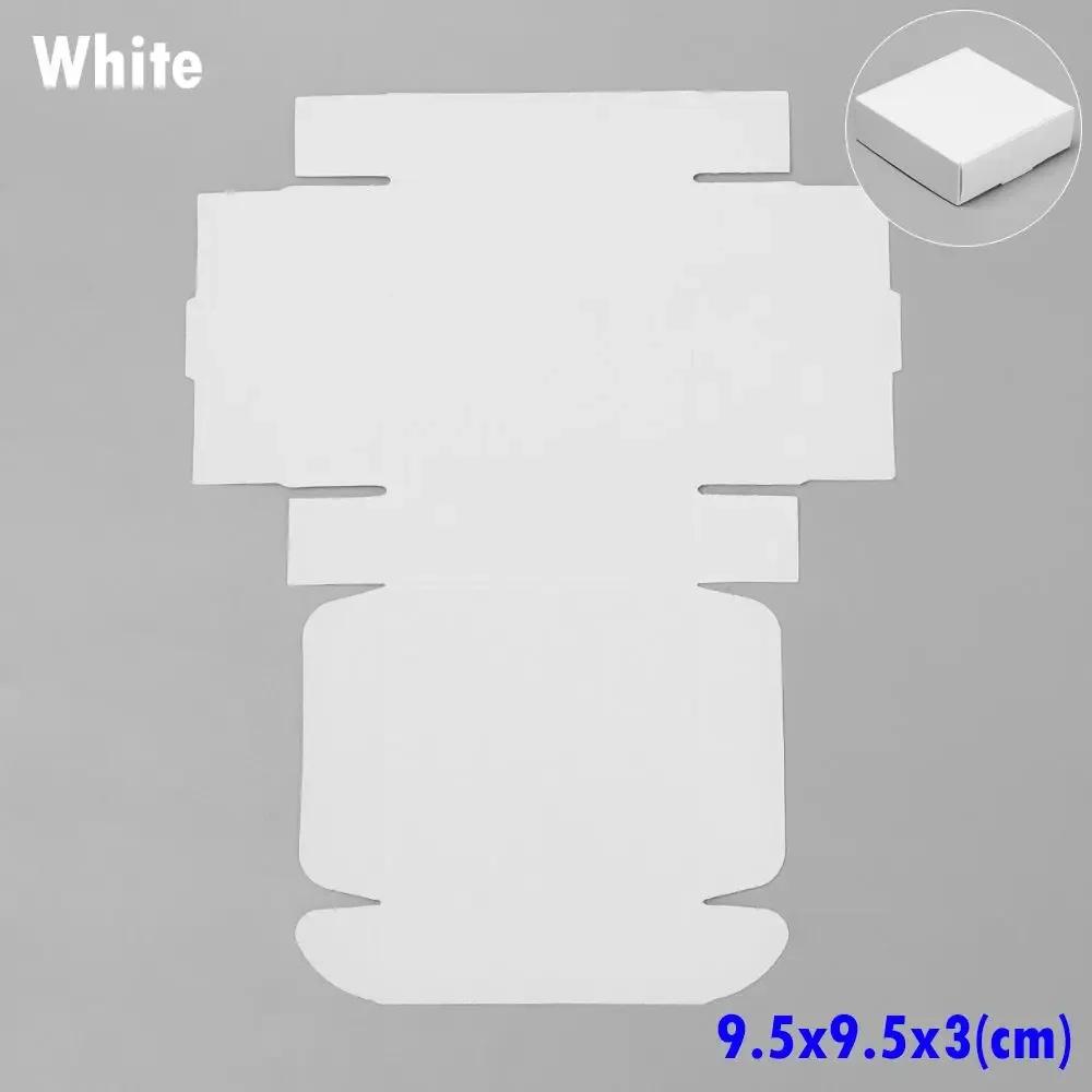 10pcs 9sizes Wedding Event Gift Craft Jewelry Candy Storage Cardboard Package Kraft Paper Box Wrapping