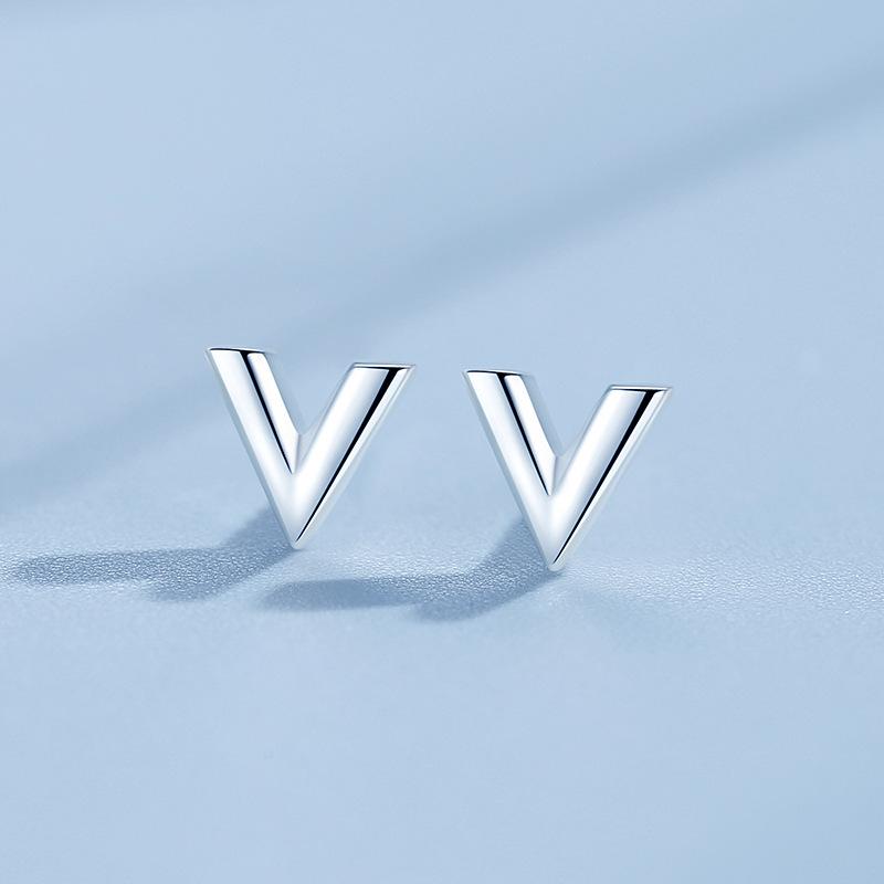 Ohrstecker mit s925 Silbernadel im koreanischen Stil für Damen – Minimalistisches & Persönlichkeitsdesign