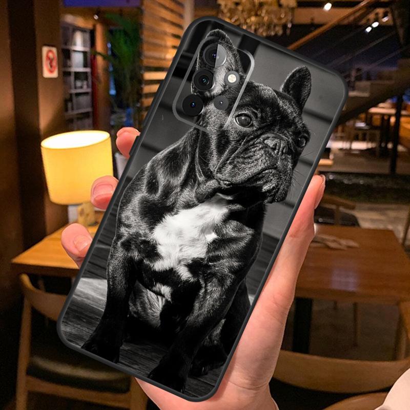 French Bulldog Dog Phone Case For Samsung A51 A71 A50 A70 A13 A23 A33 A53 A12 A22 A32 A42 A52 A54 A34 A14 Cover
