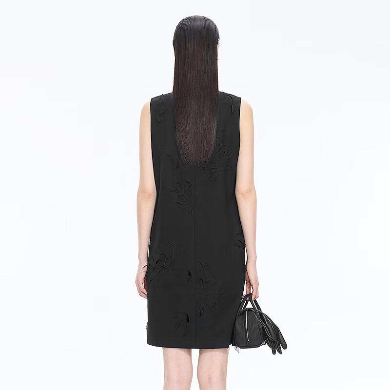 JNBY 2025 Autumn Sleeveless A-Line Knit Dress