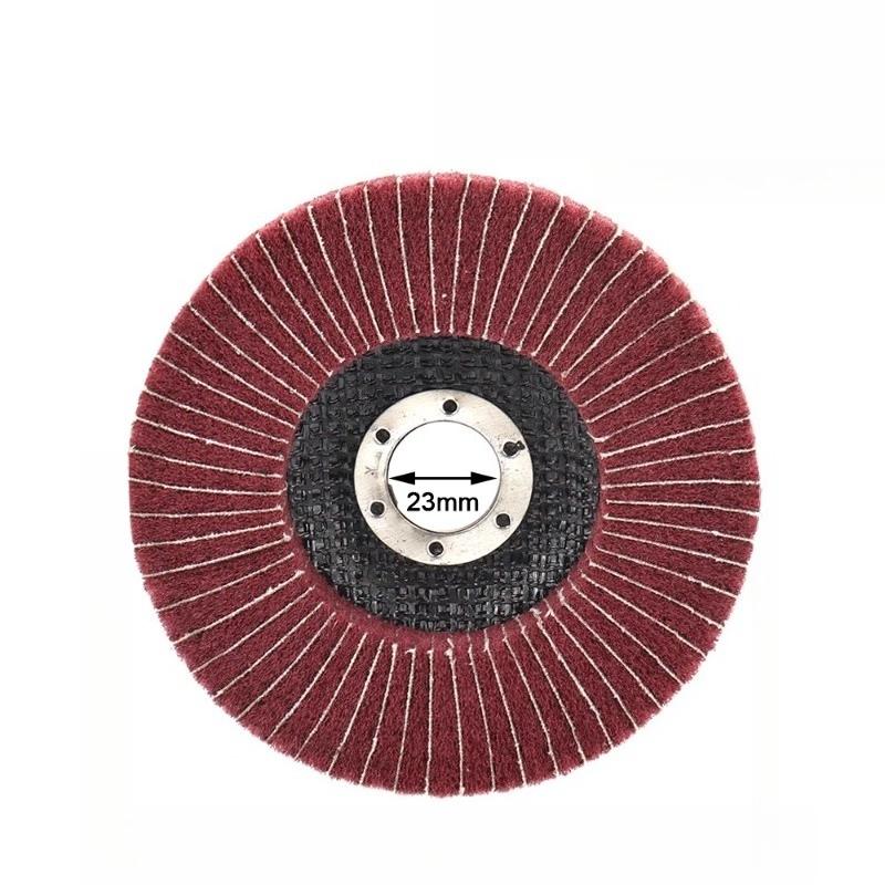 Non-Woven Flap Polishing Wheel Disc for Angle Grinder Metal Wood Rotating Grinding Wheel Home DIY Polishing Tool