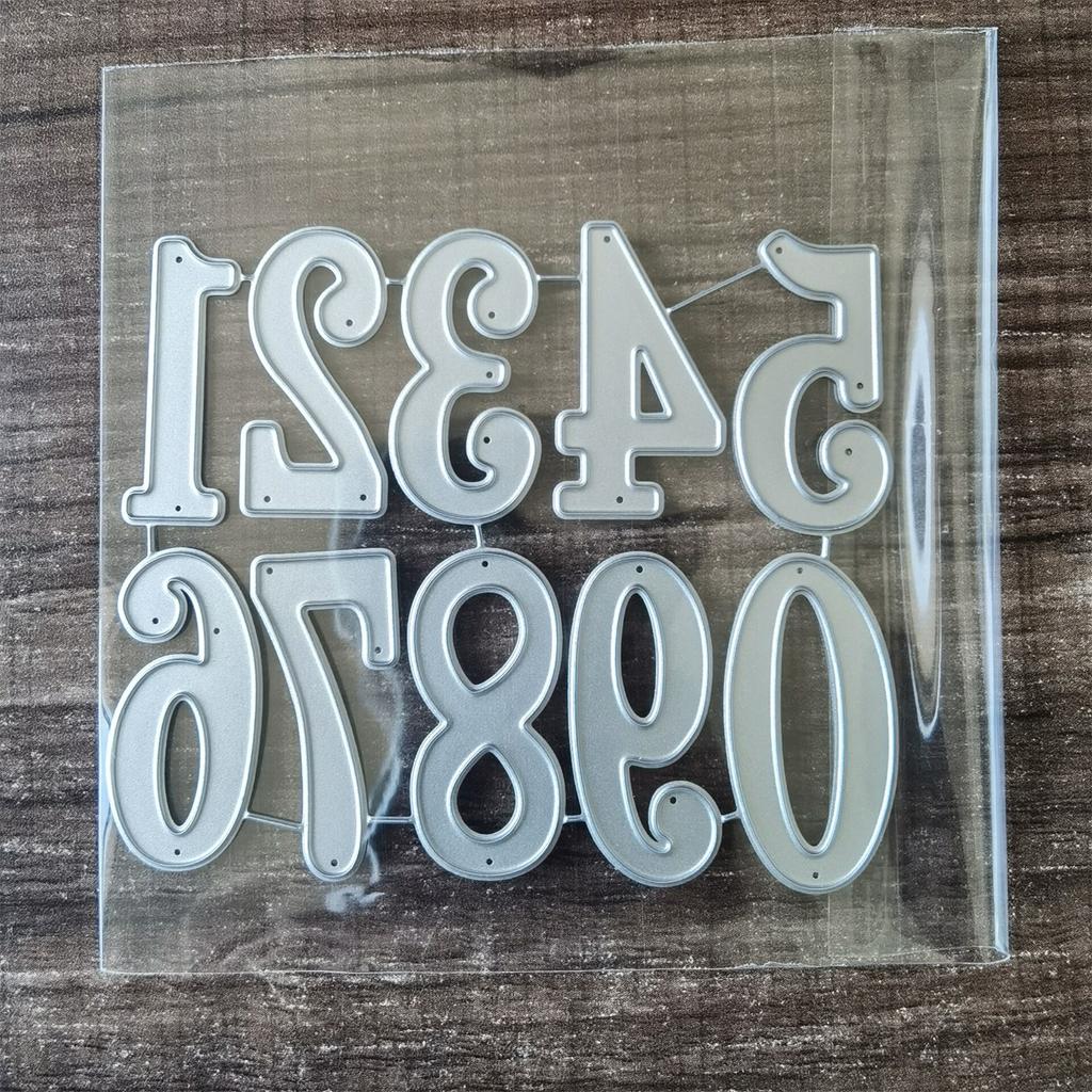 Metal Die Cuts Letter Number Embossing Stencil Cutting Dies for Card Making Scrapbooking Paper Craft DIY Template Mold
