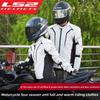 Herren CE-zertifiziertes Motorradjacken-Hosen-Set Winddicht Warm Reitbekleidung Sturzschutz Motocross Schutzkleidung