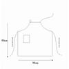 1pcs Cotton Apron with Pocket Adjustable Strap for Baking Florist Nail Art Shop Kitchen Home Workwear