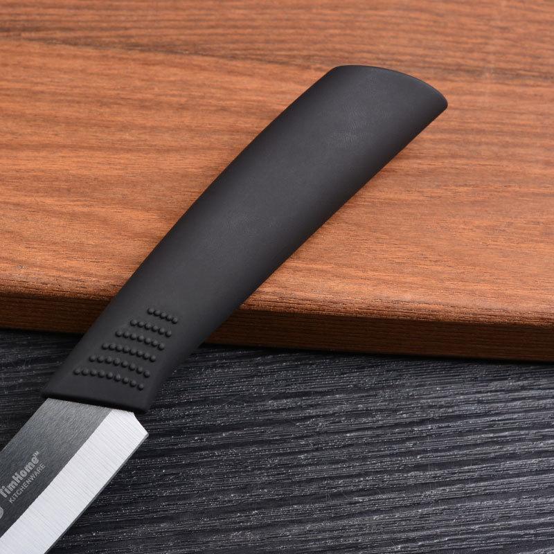 Ceramic Fruit Knife for Kitchen 4 Inch Chef Knife with Sheath Utility Slicing Cooking Tool for Vegetable Rustproof Zirconi