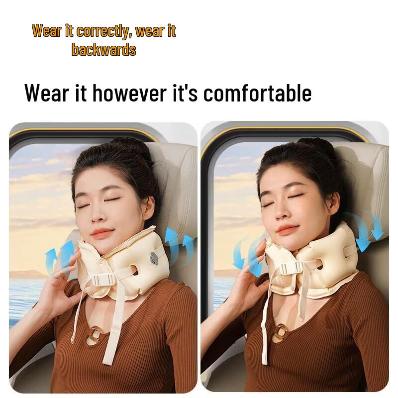 Hezheng Inflatable Blackout Eye Mask & Neck Massager CN plug (adapter included)