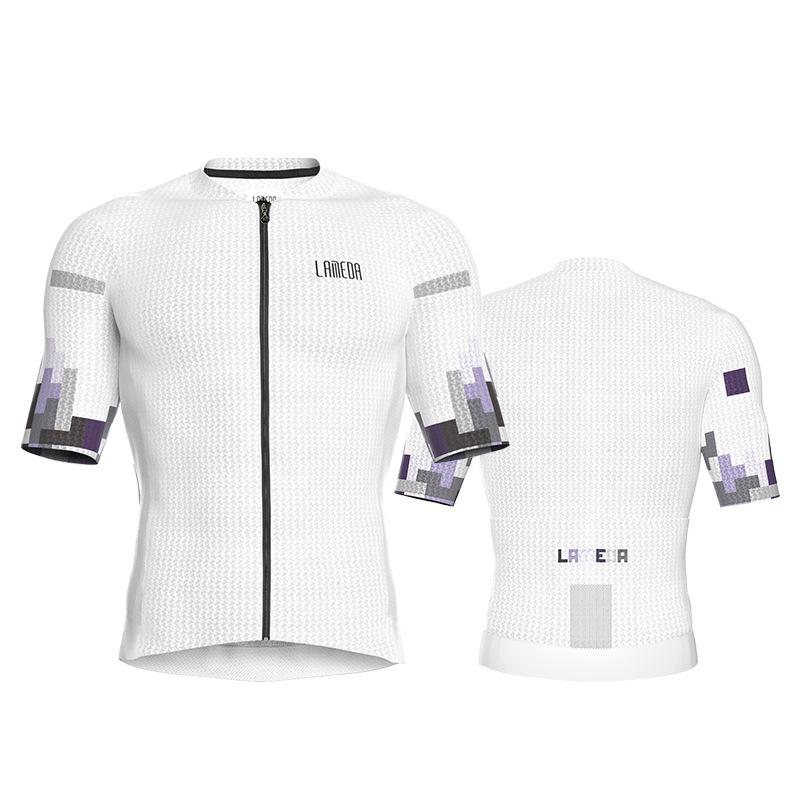 

Lampaida Men s Quick-Dry Cycling Jersey - Summer Short Sleeve, Breathable Sportswear M