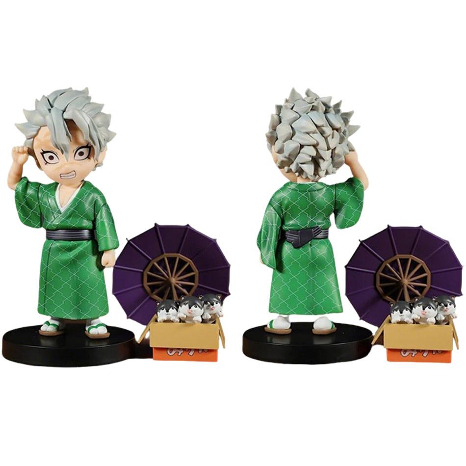 Nová anime figurka Postavy z Demon Slayer Kimetsu No Yaiba Panenka Série Švestkový Déšť Slepá Krabička Figurka Bojovník Akční Figurka Model Hračky