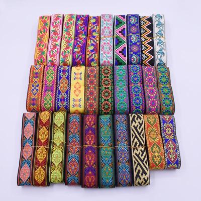 3.3cm Geniş Etnik Miao Buyi Dantel Kurdele - Dekoratif Giyim Aksesuarı