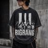 Summer Hot Sale BIGBANG 2026 World Tour Double Sided T Shirt 20th Anniversary Crown Tour Dates Print Oversized Tshirt Short Sleeve Casual Clothing