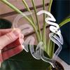 Plant Stand Monstera Shaped and Candle Shape Flower Plant Stem Holder Easy Installation Decorative Plant Branch Support Pole 5Pc