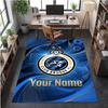 Crystal Velvet Rug Club Brugge FC Print Custom Name Text Floor Mat Home Decor