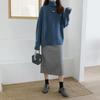 Women's High-Neck Thick Knit Sweater: Autumn/Winter 2024 European & American Loose Pullover Style
