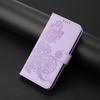 (iPhone 16, Purple) For iPhone 16 Phone Cases Mandala Flower Leather Wallet Mobile Cover with Strap