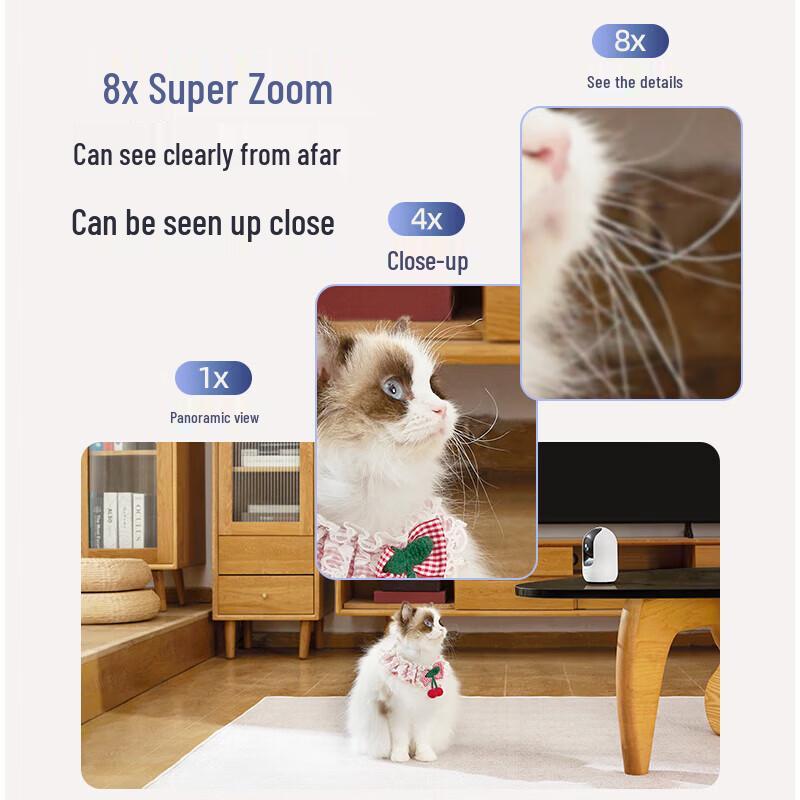 360 Smart Home 8MP Pan/Tilt Security Camera (CN version)
