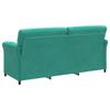 3 Seater Sofa Turquoise 198 X 83 X 95 Cm Velvet
