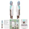 Rick And Morty Rick Vědec Cosplay Kostým Pro Role Play A Kostýmové Párty