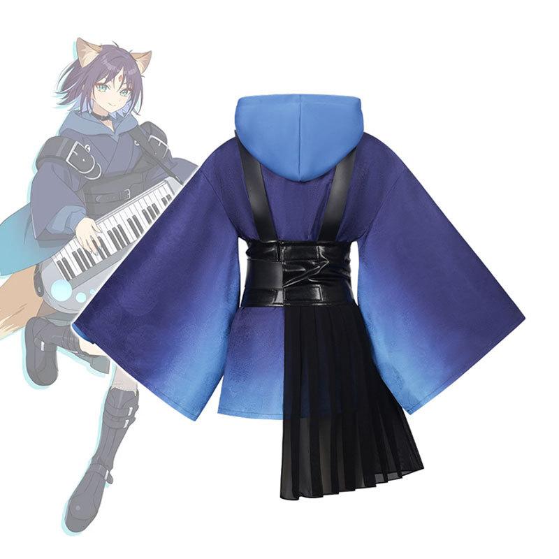 Cosmic Princess Kaguya Anime Iroha Sakayori Cosplay Costume Wig Cloak Hoodie Outfit Halloween Role Playing Convention Clothing