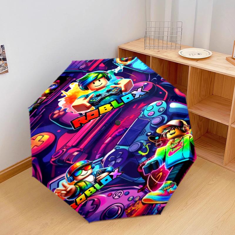 Roblox Quest Automatic Umbrella - Suitable Travel Outdoor Portable Umbrella Birthday Gift Daily Essentials