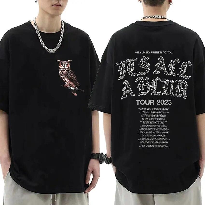 Rapper Drake New Oversized T Shirt Certified Lover Boy Album Print T-shirt Unisex Hip Hop Casual Funny T Shirts Unisex Streetwear