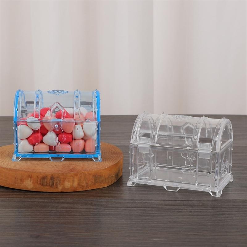 6Pcs Candy Storage Box Wedding Decoration Essential With Secure Closure System For Event Planning Ceremony Table Setting