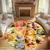 Marilyn Monroe Print Rond Tapijt, Wasbaar Vloerkleed, Voor Entree Slaapzaal Wasruimte Kantoor Studeerkamer, Woondecoratie Verjaardag Kerstcadeau