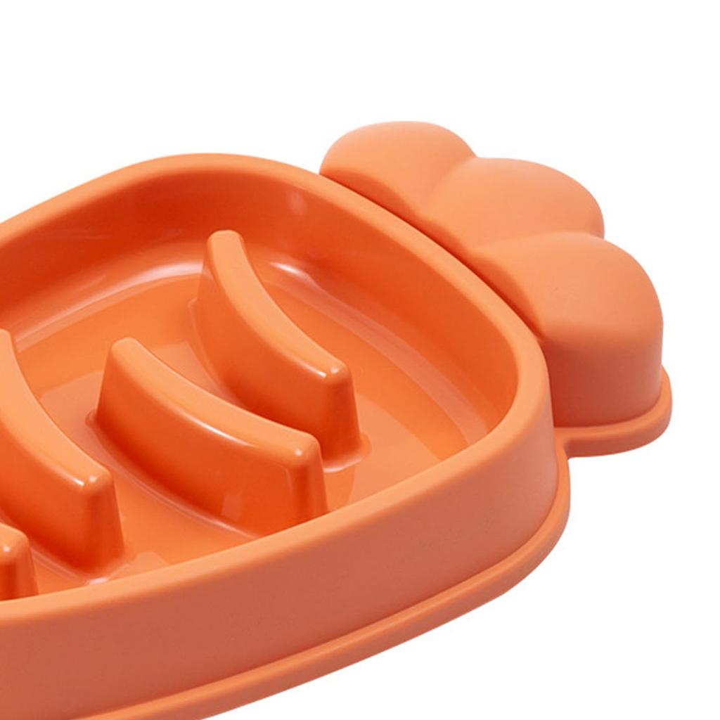 Cat Slow Feeder Prevent Choking 5 Slots Smoothing Anti Slip Durable PP Multifunction Cat Food Bowl