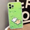 Line CARTOON P-PuppyS Phone Case For IPhone 16 15 14 11 12 13 Mini Pro XS Max Cover 6 7 8 Plus X Funda Shell