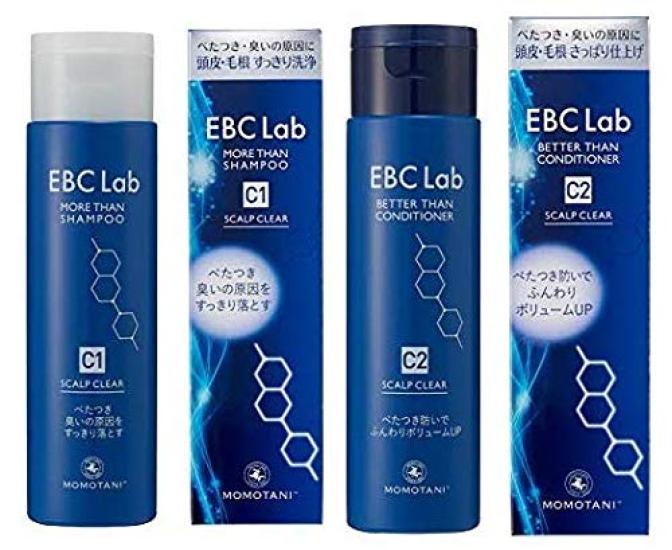 EBC Lab Scalp Clear Shampoo and Conditioner Set for Flat Scalp Made In Japan Volume-Up 2-Piece Hair, Care,