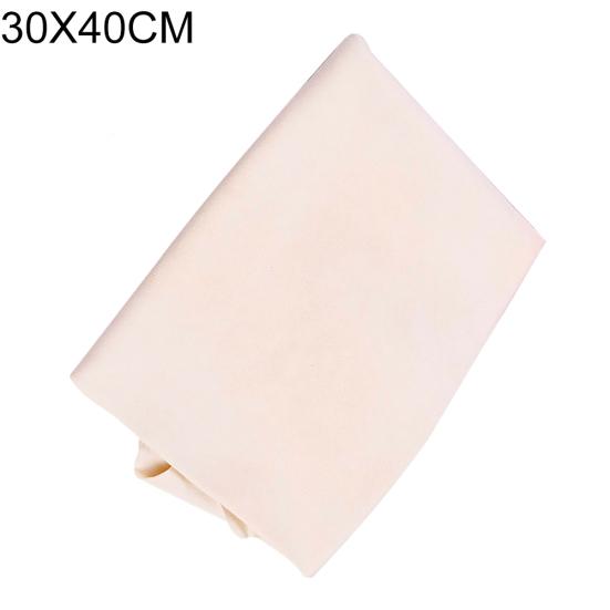 

Мягкая водопоглощающая ткань из искусственной замши для мытья окон и окон автомобиля, ткань для чистки 30x40cm