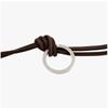 Hourlegashi A4248uld Radon Udon Dark Brown Keychain Leather Necklace