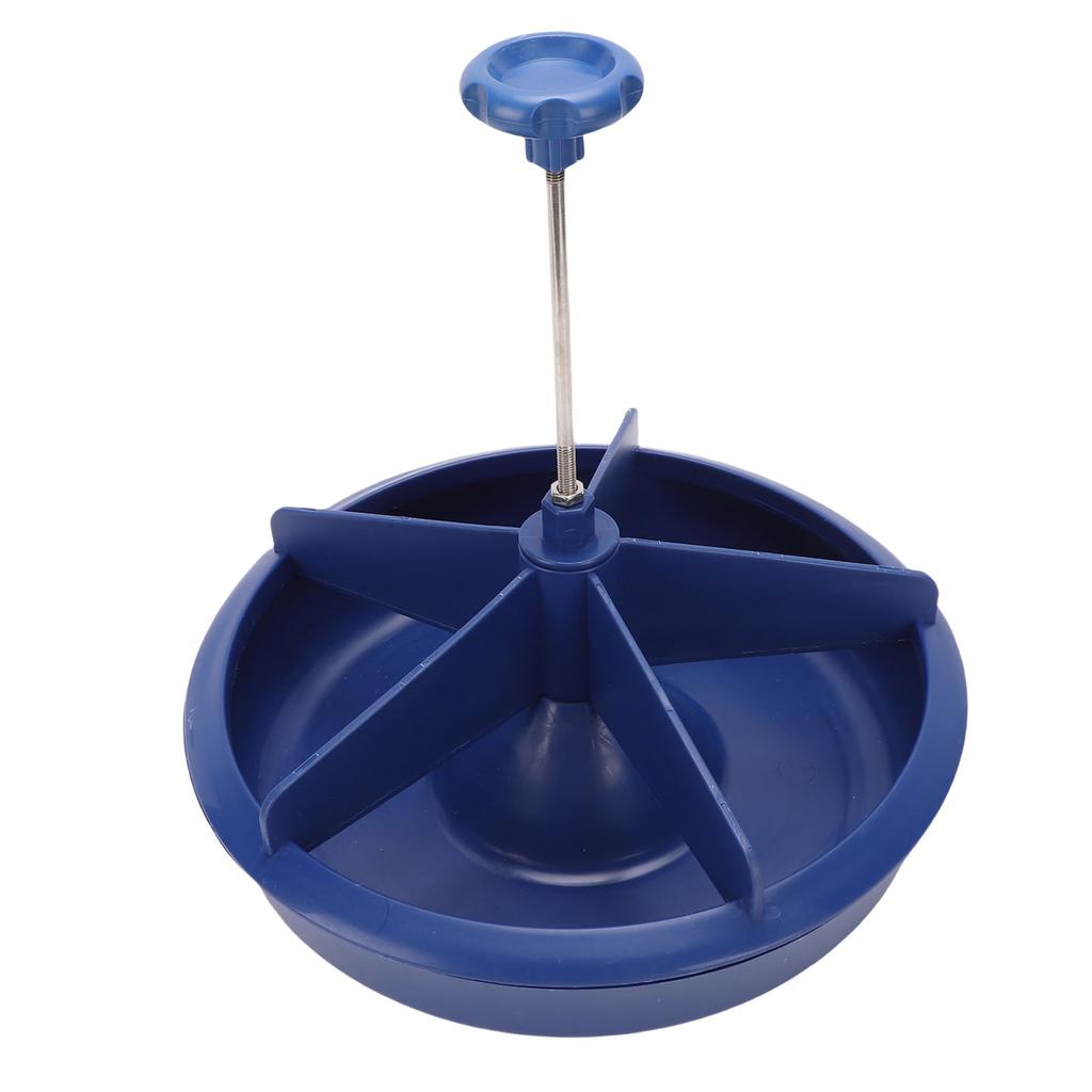 Plastic   Feeder, Made of High Quality Plastic, 5 Slot Round   Food Bowl with   Edges, Easy to Wash and Maintain,
